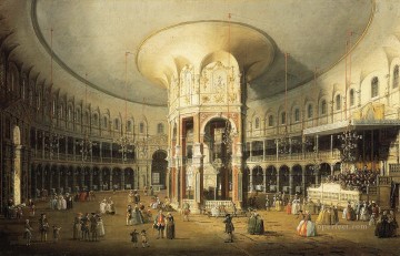  Gardens Painting - the interior of the rotunda ranelagh gardens Canaletto